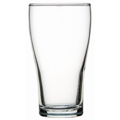 CROWN CONICAL POT 285ml CAPACITY BEER GLASS 48 PER CTN