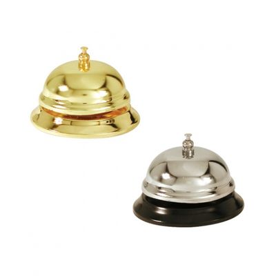 TABLE BELL ROUND BRASS