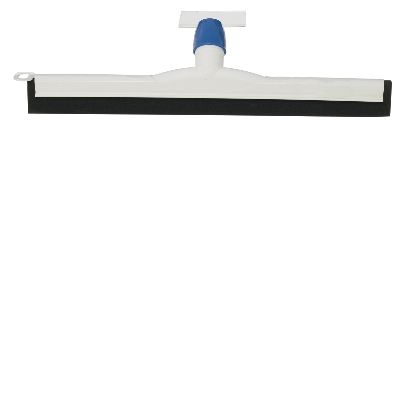 FLOOR SQUEEGEE 425mm POLY WHITE DOUBLE CHANNEL