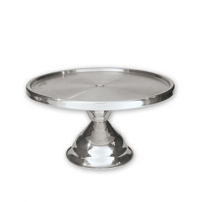 CAKE STAND HIGH 30cm STAINLESS STEEL