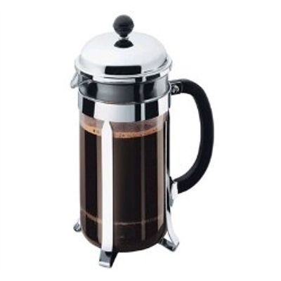 BODUM COFFEE PLUNGER 3 CUP CHROME