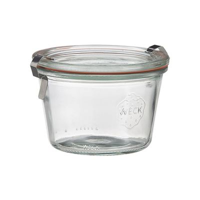 WECK 80ml GLASS JAR WITH COVER PRESERVE SERVING 60X55MM