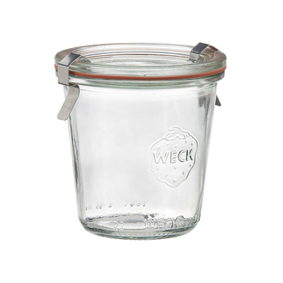 WECK 140ml GLASS JAR WITH COVER PRESERVE SERVING 60X70MM