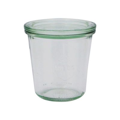 WECK 290ml GLASS JAR WITH LID PRESERVE SERVING 80x87mm
