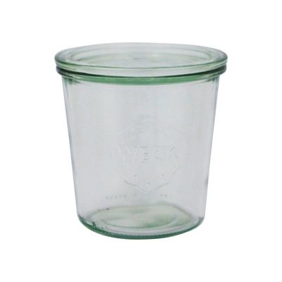 WECK 580ml GLASS JAR WITH LID PRESERVE SERVING 100x107mm