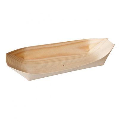 PINE WOOD BOATS 85x50mm 50PKT DISPOSABLE