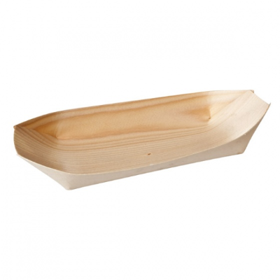 PINE WOOD BOATS 115x65mm 50PKT DISPOSABLE