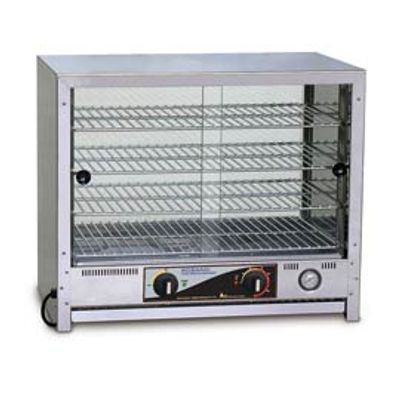 ROBAND PIE WARMER 50 PIES S/S GLASS DOORS AT FRONT PA50
