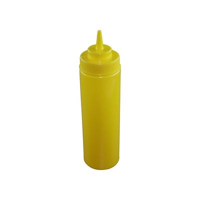 SQUEEZE BOTTLE YELLOW 720ml WIDE MOUTH