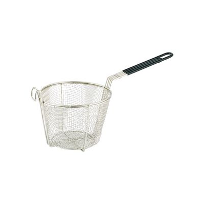 CHIP BASKET ROUND 30cm TAPERED COATED HANDLE