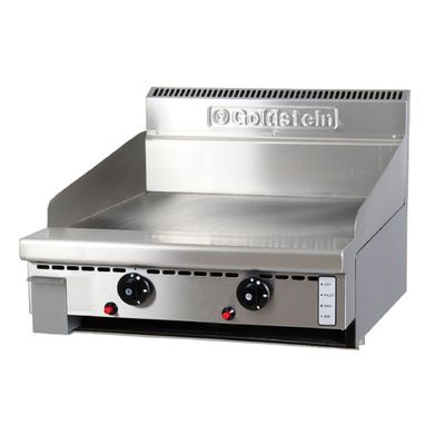 GOLDSTEIN GAS GRIDDLE SMOOTH PLATE 610x20x520mm DEEP
