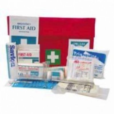 FIRST AID POUCH RED NYLON COMP LETE CLASS 