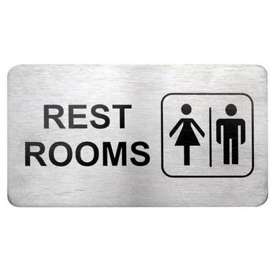 REST ROOMS S/S SIGN
