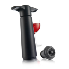  VACUVIN WINE SAVER DISPLAY PUMP WITH 2 STOPPERS