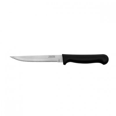STEAK KNIFE POINTY END BLACK H ANDLE