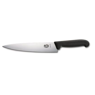 VICTORINOX COOKS KNIFE 25cm BLACK POLY