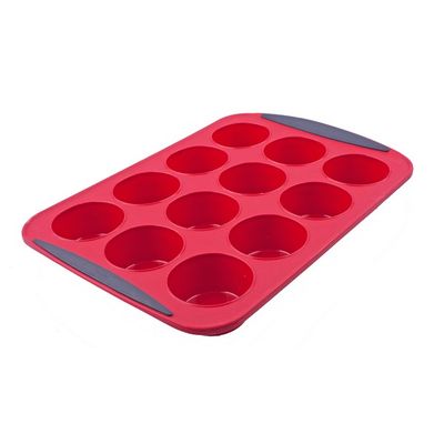 DAILY BAKE 12 CUP MUFFIN PAN SILICONE NON STICK