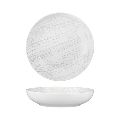 LUZERNE DRIZZLE WHITE WITH GREY BOWL 260mm
