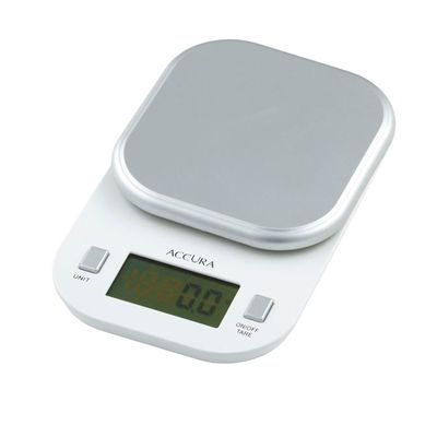 ACCURA PYXIS ELECTRONIC SCALE 1kg/0.5g WHITE/SILVER