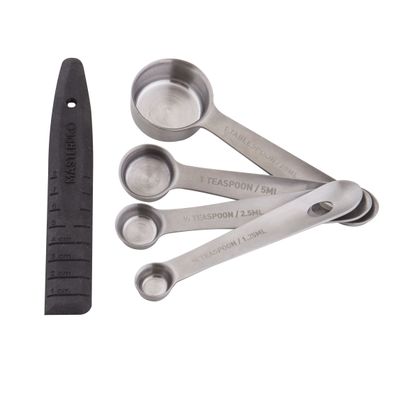 MASTERPRO PROFESSIONAL S/S MEASURING SPOONS WITH LEVELLER