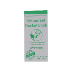 A1 DOCKET BOOK LARGE DUPLICATE C/LESS 50 PAGE 10PKT