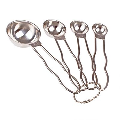 S/S MEASURING SPOONS SET OF 4