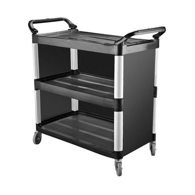 CATER-RAX UTILITY CART BLACK 1020x500x960mm CLOSED SIDES