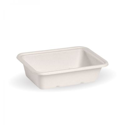 SUGARCANE TAKEWAY CONTAINER RECT 700ml PKT 50