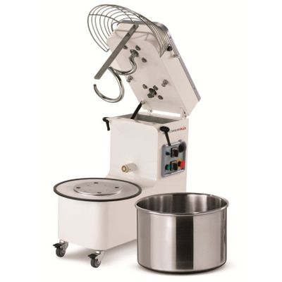 MECNOSUD TILTING HEAD WITH REMOVABLE BOWL SPIRAL MIXER 33LTR