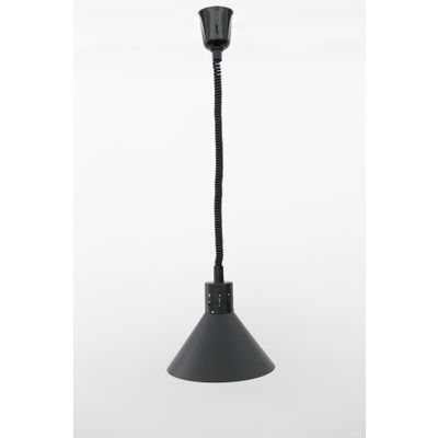 VENUS ADJUSTABLE HEAT LAMP BLACK FROM 500mm TO 1800mm HLD0001B