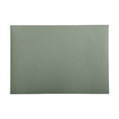 MW TABLE ACCENTS LEATHER LOOK COWHIDE PLACEMAT 43X30cm SAGE