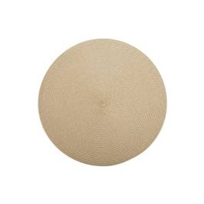 MW TABLE ACCENTS ROUND PLACEMAT 38cm SAND