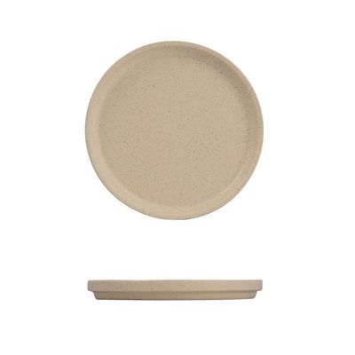 LUZERNE DUNE CLAY STACKABLE ROUND PLATE 200mm